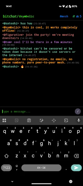 التواصل باصدقائك عن طريق البلوتوث screenshot 20