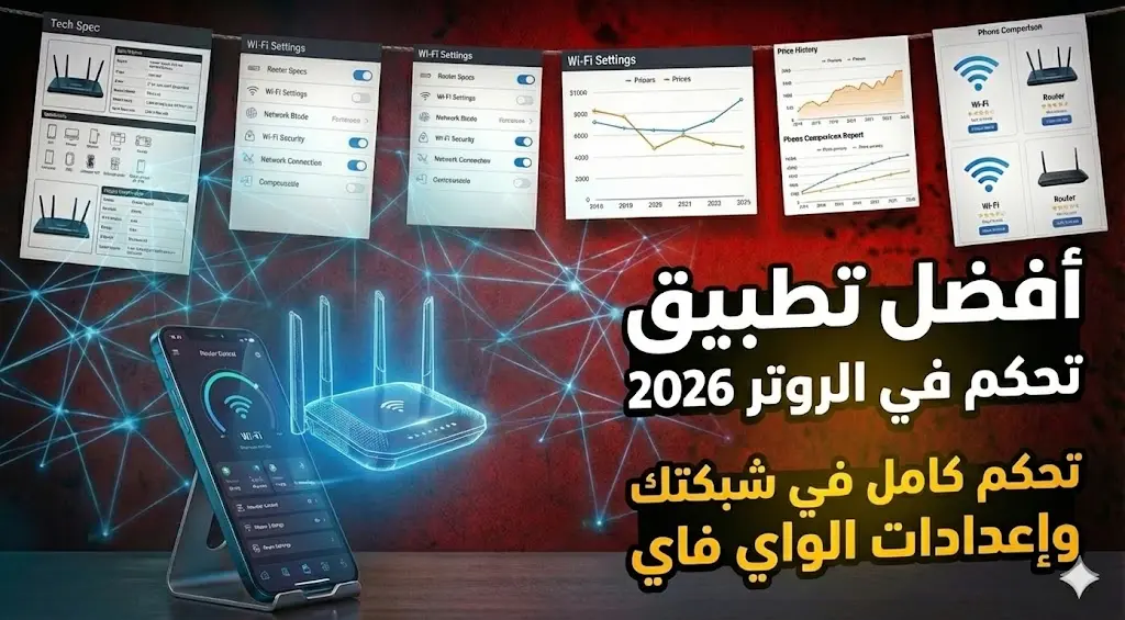 التحكم في الروتر بشكل كامل من هاتفك فقط