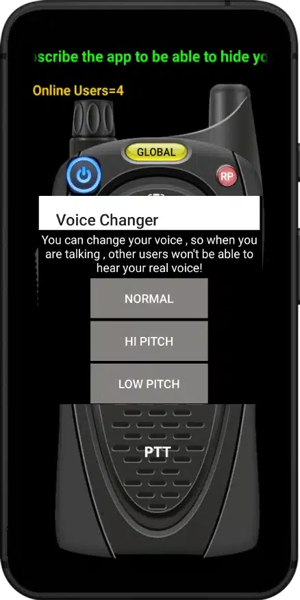 Online Walkie Talkie Pro PTT لتحويل هاتفك إلى جهاز لاسلكي - لقطة شاشة 5